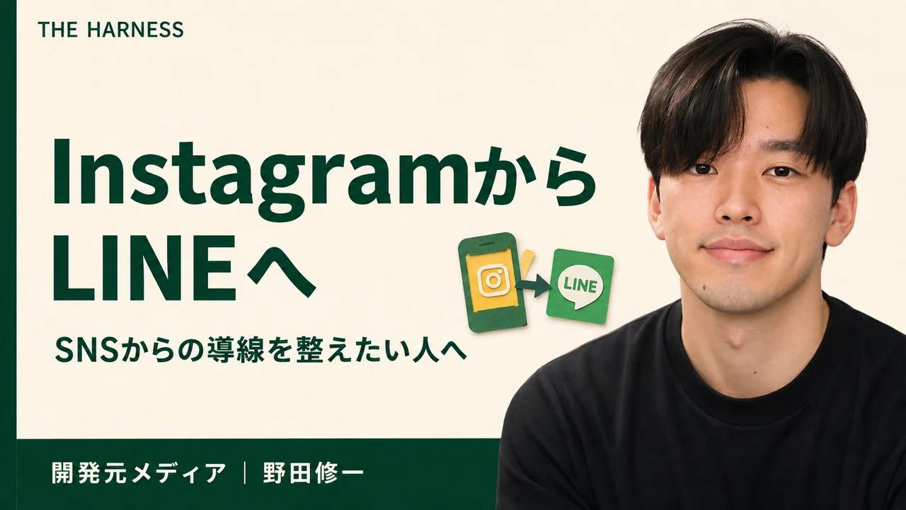 IG HarnessとL Harnessを連携する方法｜コメント・DMから友だち追加まで計測
