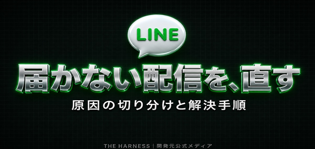 LINE運用ツールでエラーが出る時の対処法を徹底解説!配信されない・反応しない原因と解決手順を紹介